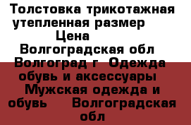 Толстовка трикотажная утепленная размер 48 › Цена ­ 350 - Волгоградская обл., Волгоград г. Одежда, обувь и аксессуары » Мужская одежда и обувь   . Волгоградская обл.